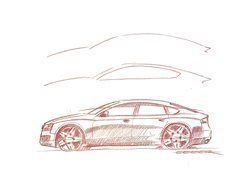 Audi A7, Szkic, Prototyp
