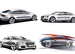 Audi A7, Szkic, Prototyp