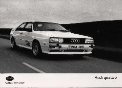 Audi Quattro, Broszura, Reklamowa