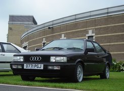 Czarne, Audi, Coupe, GT