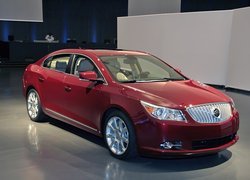 Bordowy, Buick LaCrosse, Salon