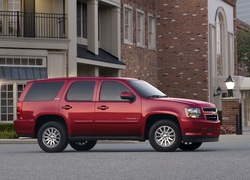 Bordowy, Chevrolet Tahoe, Prawy, Bok