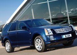 Niebieski, Cadillac SRX, SUV