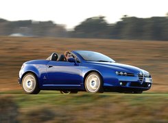 Niebieska, Alfa Romeo Spider, Jazda, Testowa