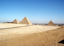Piramidy, Pustynia, Afryka