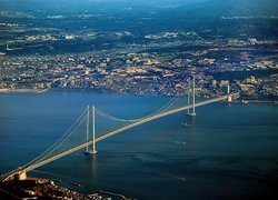 Wiszący, Most, Pearl Bridge, Miasto