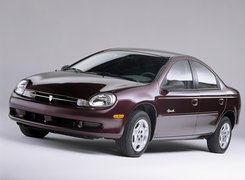 Bordowy, Chrysler Neon, Sedan