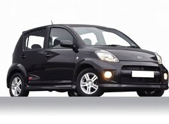 Czarny, Daihatsu Sirion, Halogeny