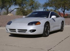 Srebrny, Sportowy, Dodge Stealth