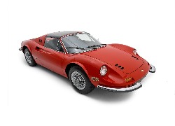 Ferrari Dino, Targa