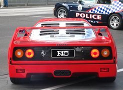 Logo, Ferrari F 40, Police