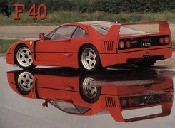 Konstrukcja, Ferrari F 40, Reklama