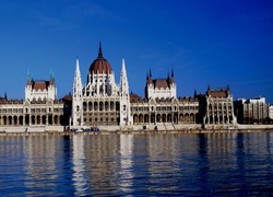 Dunaj, Budapeszt, Parlament, Węgry