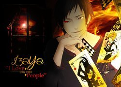 Durarara, Izaya, Karty