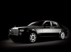 Czarny, Rolls-Royce Phantom, Elegancki