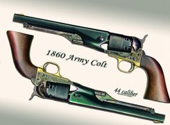 1860, Army, Colt, Cal, 44