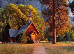 Kościółek, Góry, Kolory, Jesieni