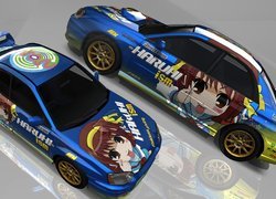 Subaru Impreza, Itasha, Anime