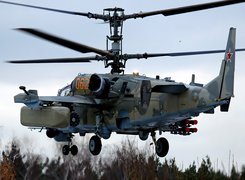 Helikopter, Kamov, Ka-52, Dwa, Wirniki