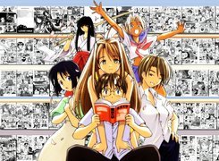 Bohaterowie, Love Hina, Książka