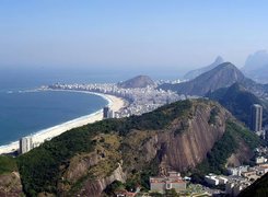 Plaża, Copacabanabeach, Rio de Janeiro, Brazylia