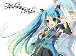 Hatsune, Miku, Turkusowe, Kucyki