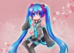 Hatsune, Miku, Długie, Kucyki