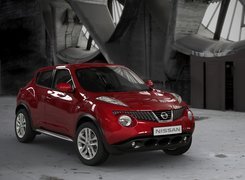 Bordowy, Nissan, Juke, Halogeny