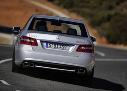 Tył, Mercedes Benz E63, AMG