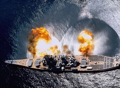 USS Iowa, Salwa, Burtowa