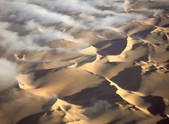 Namibia, Pustynia, Chmury