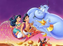 Aladdin, Aladyn, Latający, Dywan