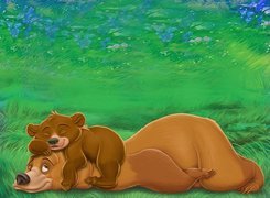 Mój brat niedźwiedź, Brother Bear, Misie, Odpoczynek