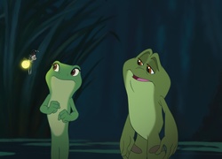 Księżniczka i żaba, The Princess and the Frog, Żaby, Świetlik