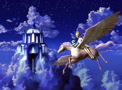 Film animowany, Barbie i magia pegaza, Barbie and the Magic of Pegasus, Noc, Pegaz