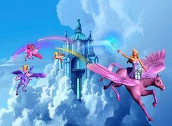 Film animowany, Barbie i magia pegaza, Barbie and the Magic of Pegasus, Zamek, Pegaz, Kucyk