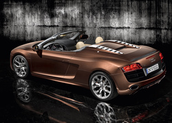 Brązowy, Metalik, Audi R8 Spyder