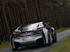 Tył, BMW Vision ConnectedDrive,  BMW i8