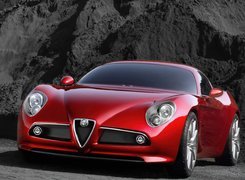 Alfa Romeo 8C Competizione, Halogeny, Szyba