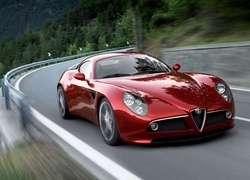 Alfa Romeo 8C, Jazda, Testowa