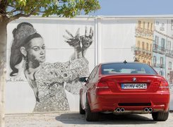 BMW M3, Malunek, Na, Ścianie