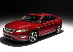 Czerwony, Ford Taurus, Sedan