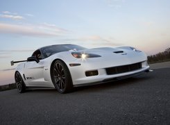 Biały, Chevrolet Corvette Z06X, Reflektory