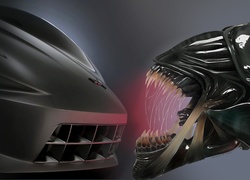 Corvette, vs, Alien