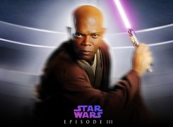 Gwiezdne wojny część III Zemsta Sithów, Star Wars Episode III Revenge of the Sith, Postać Mace Windu, Aktor, Samuel L. Jackson