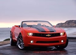 Chevrolet Camaro, Reflektory, Przednie, Maska
