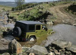 Jeep Wrangler, Przeprawa, Rzeka