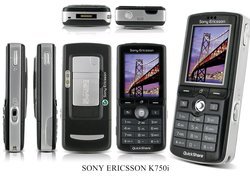 Sony Ericsson K750i, Profil, Przód, Tył