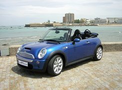 Niebieskie, Mini One Cabrio, Maska