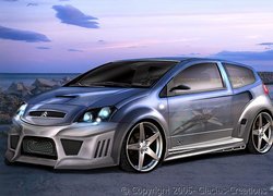 Citroen C2, Masywne, Zderzaki, Body, Kit